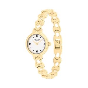 Ladies Iris Gold-Tone Stainless Steel Watch Chalk Dial Product Image