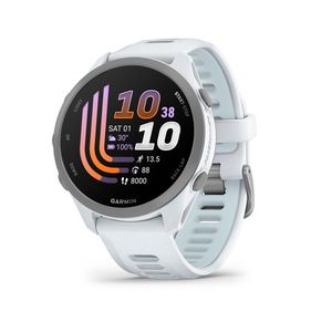 Forerunner 170 Music & GPS Smartwatch Whitestone w/ Whitestone/Cloud Blue Band Product Image