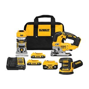 20V MAX 3-Tool Combo Kit - Orbital Sander Router Jig Saw Product Image