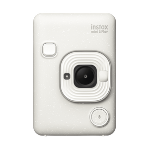 Fujifilm instax mini LiPlay Hybrid Instant Camera Bundle Misty White Product Image