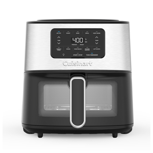 Cuisinart 6-Quart Basket Air Fryer Black Stainless Product Image