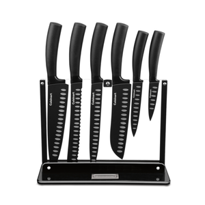 Cuisinart Nonstick Edge 7-Piece Knife Block Set Matte Black Product Image