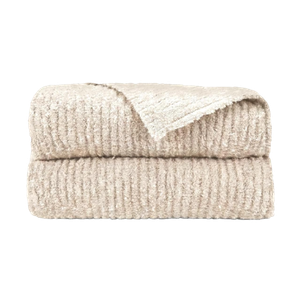Big Blanket Premier Plush Blanket Oatmeal Product Image