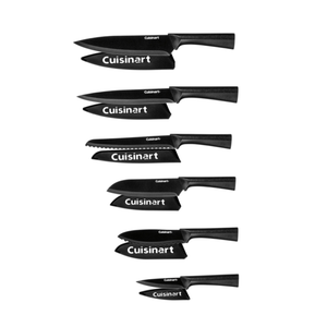 Cuisinart 12-Piece Black Metallic Coated Knife Set with Blade Guards Product Image