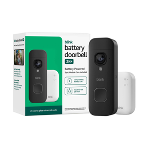 Blink Battery Doorbell 2K+ System Black Product Image