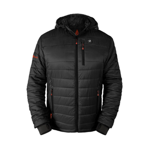 ActionHeat 5V Men's Insulated Puffer Battery Heated Jacket with Hood 2XL Black Product Image