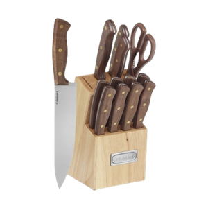 Cuisinart Triple Rivet 14-Piece Knife Block Set Walnut Product Image