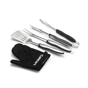 Cuisinart 3-Piece Grilling Tool Set with Grill Glove Black Product Image