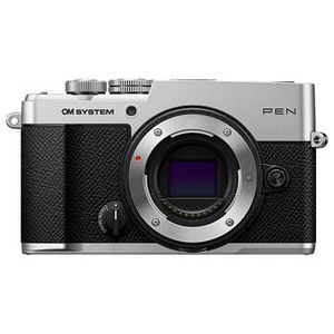 OM SYSTEM PEN Mirrorless Camera (Silver) Product Image