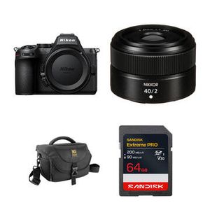 Nikon Z5 II Mirrorless Camera with 40mm f/2 Lens a Product Image