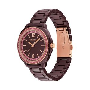 Ladies Kitt Cherry Ceramic Watch w/ Crystal Bezel Cherry Dial Product Image