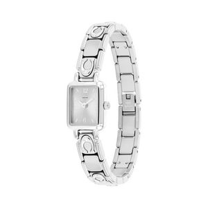 Ladies Mara Silver-Tone Stainless Steel Watch Silver Dial Product Image