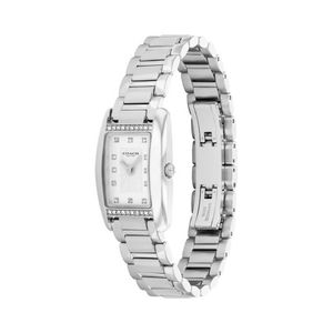 Ladies Reese Silver-Tone Stainless Steel Watch Silver Dial Product Image