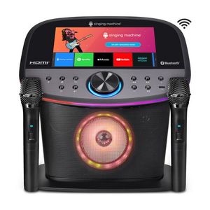 Platinum WiFi Karaoke Machine, Black Product Image