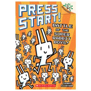 Battle of the Super Rabbit Boys!: A Branches Book (Press Start! #18): Volume 18 Product Image