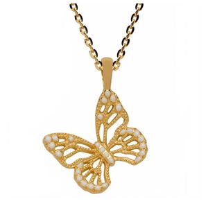 Butterfly Necklace Gold Product Image