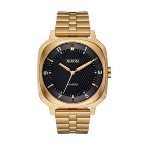 Unisex Fremont 40 Gold-Tone Stainless Steel Watch Black Dial Product Image