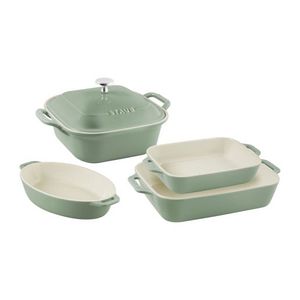 5pc Mixed Baking Dish Set Eucalyptus Product Image