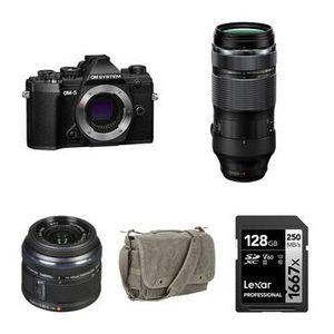 OM SYSTEM OM-5 CAMERA-BLK/WILDLIFE PHOTOGRAPHY Product Image