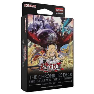 Konami - Yu-Gi-Oh! Trading Card Game: The Chronicles Deck: The Fallen & The Virtuous (All-Foil Edition) Product Image