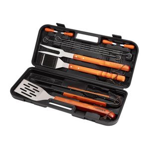 13 Piece Wooden Handle Grilling Set Product Image