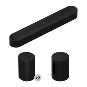 Sonos Beam Gen 2 Soundbar with 2 x Era 100 Speaker Product Image