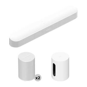 Sonos Beam Gen 2 Soundbar with 2 x Era 100 Speaker Product Image