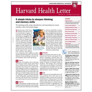 Harvard Health Letter - 12 Issues Product Image