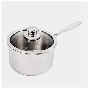Premium Clad Stainless Steel 3.7qt Saucepan w/ Glass Lid - Induction Product Image