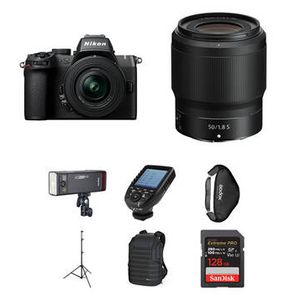 Nikon Z50 II Mirrorless Camera with 16-50mm and 50 Product Image
