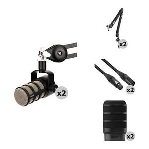 RODE PodMic 2-Person Podcasting Microphone Kit wit Product Image