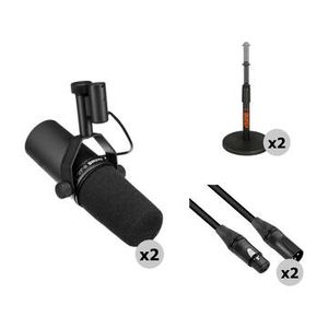 Shure SM7B 2-Person Vocal Microphone with Tabletop Product Image