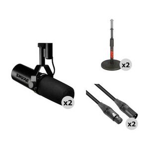 Shure SM7dB 2-Person Vocal Microphone with Built-I Product Image