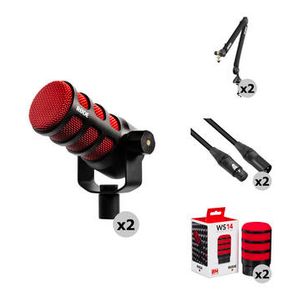RODE PodMic 2-Person Dynamic Podcasting Microphone Product Image