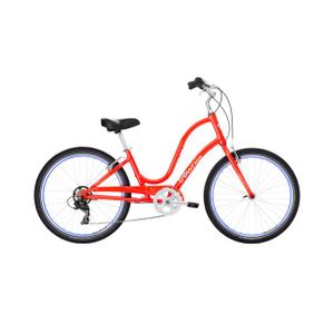 Townie 7D Step-Thru Recreation Bike in Poppy Product Image