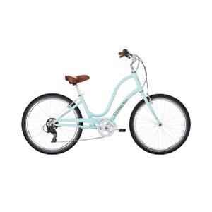 Townie 7D Step-Thru Recreation Bike in Rain Product Image