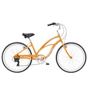 Cruiser 7D Step-Thru Recreation Bike in Mango Product Image