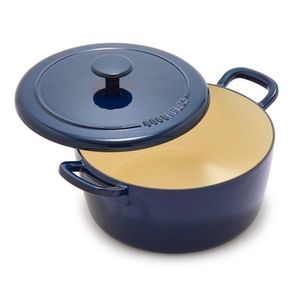 Cast Iron 5.5qt Enameled Dutch Oven Cobalt Product Image