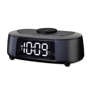 Bluetooth Color Changing Alarm Clock Radio w/ Qi and USB Charging Product Image
