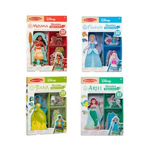 Disney Princess Magnetic Dress Up Kit - Moana Tiana Ariel Cinderella Product Image