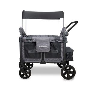 W Elite Pro Stroller Wagon - 4-Seater Charcoal Gray Product Image