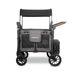 W Luxe Pro Stroller Wagon - 2-Seater Charcoal Gray Product Image