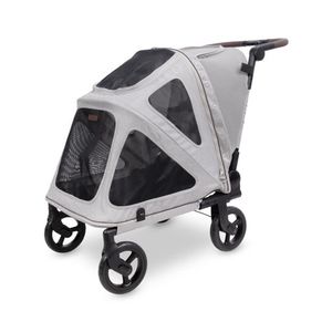PF Flat Fold Pet Stroller - Medium Light Gray Product Image