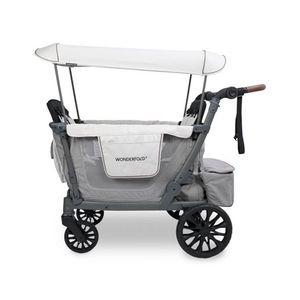 L Stroller Wagon - 4-Seater Gray Product Image
