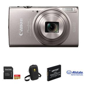 Canon PS ELPH 360 CAMERA - SILVER/ACC KIT Product Image