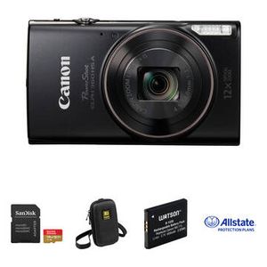 Canon PS ELPH 360 CAMERA - BLACK/ACC KIT Product Image