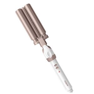 Double Ceramic Triple Barrel Hair Waver/Crimping Iron Product Image