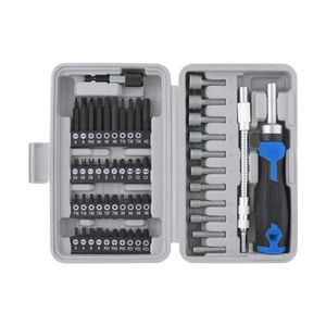 54pc 1/4" Screwdriver & Nut Driver Bit Set - Complete Home Tool Set Product Image