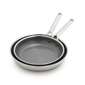 Apex Stainless Steel 2pc Frypan Set - 9.5" & 11" Product Image