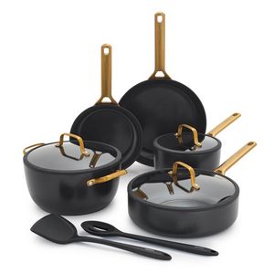 Reserve Pro Ceramic Nonstick 10pc Cookware Set Black Product Image